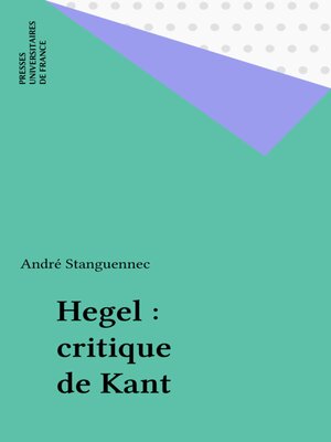 cover image of Hegel